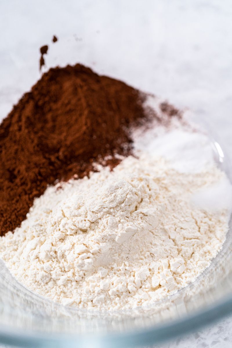 Prepare the Pan and Dry Ingredients