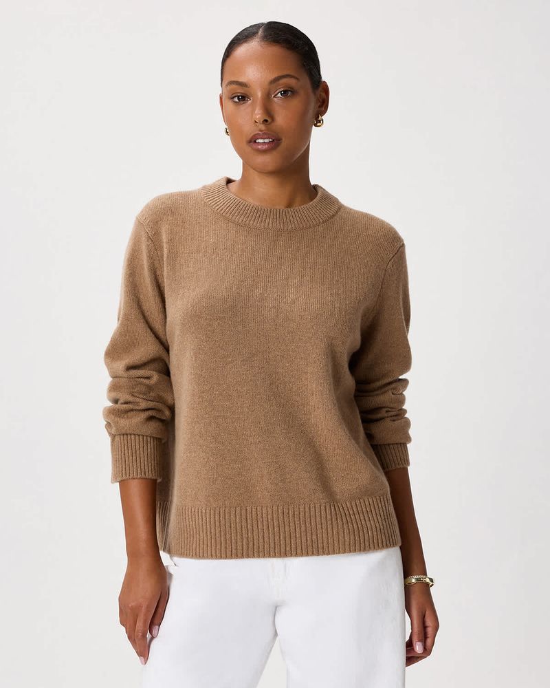Quince Mongolian Cashmere Crewneck Sweater
