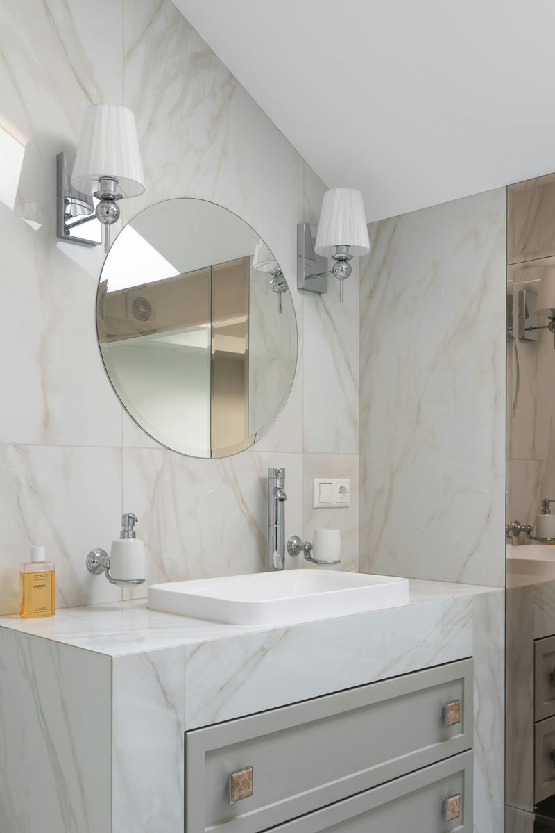 Replace Ornate Mirrors with Simple Frameless Designs
