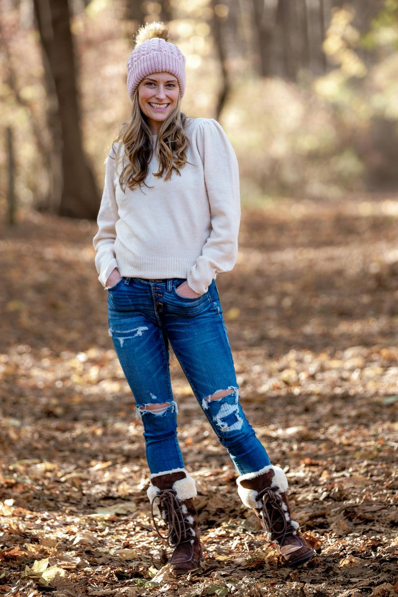 Ripped Denim and Mini Skirts as Winter Staples