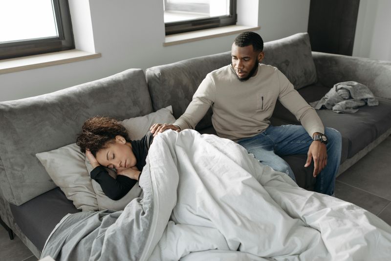 Seeing each other sick, gross, or unfiltered