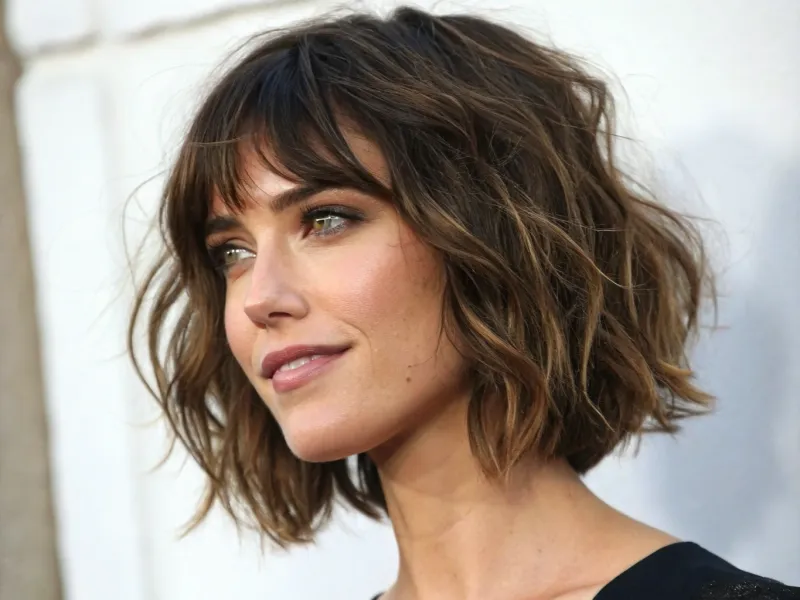 Shaggy Bob with Bangs