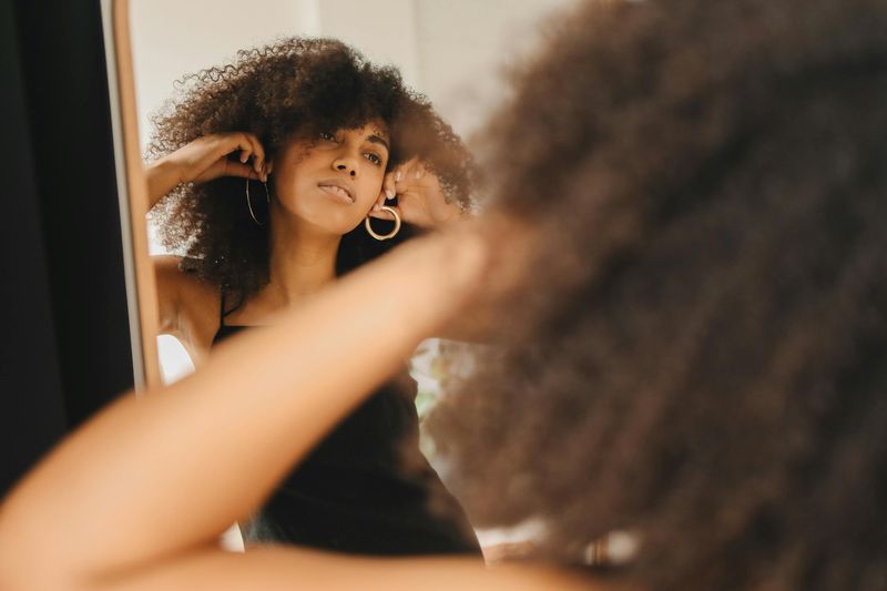 She Focuses on Self-Improvement