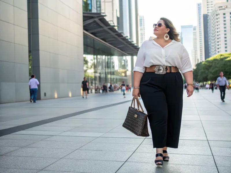 Shoes and Accessories Balance the Outfit