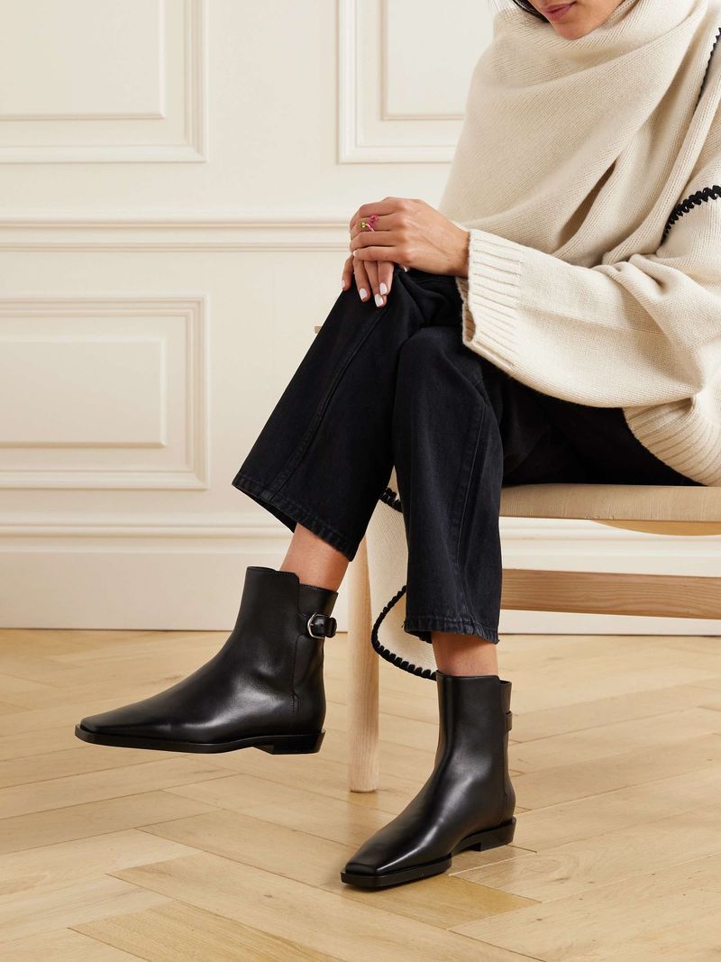 Simple Black Ankle Boots