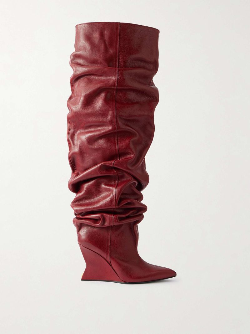 Slouchy Knee-High Boots