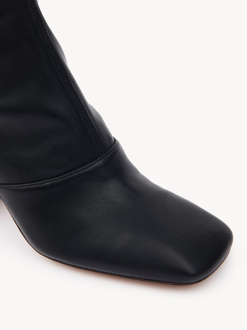 Square-Toe Boots with Harsh Angles