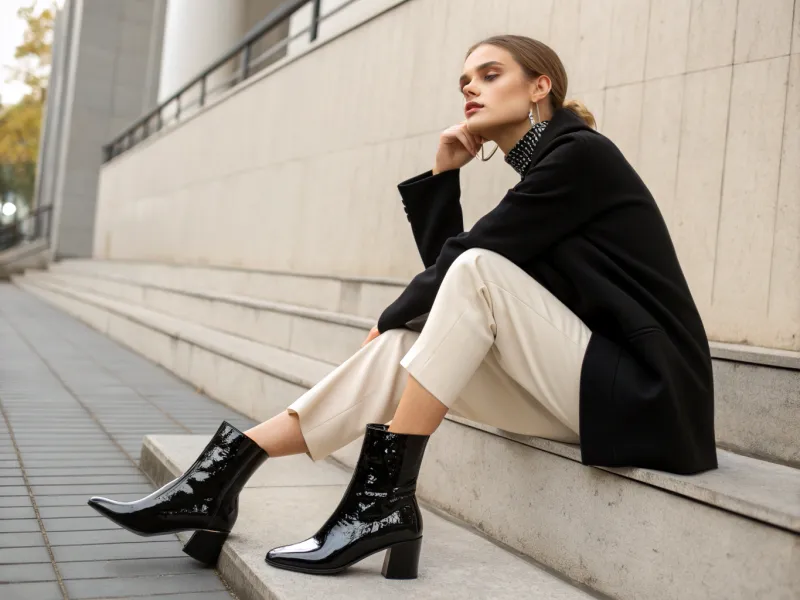 Statement Boots as the Focus