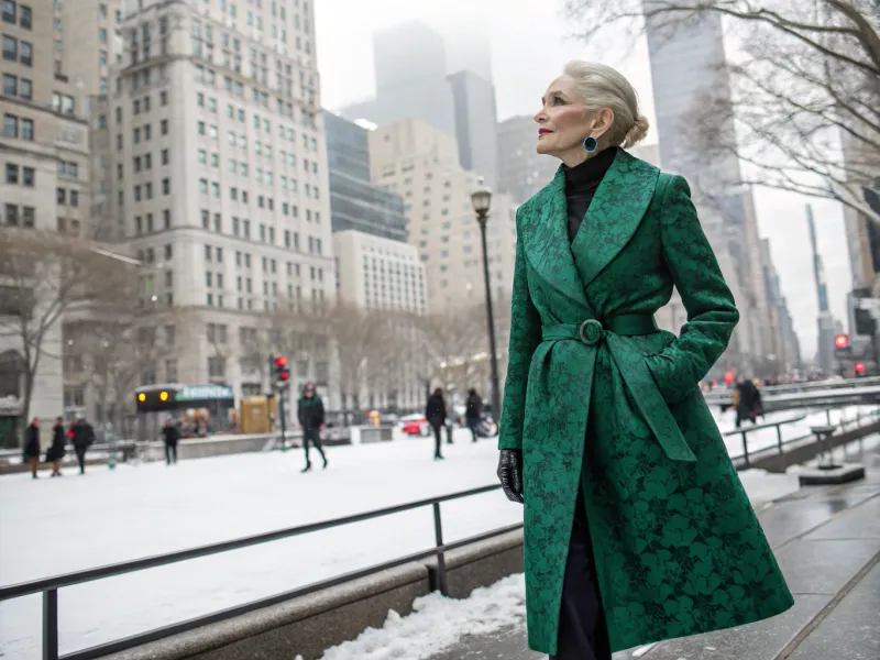 Statement Coat + Basic Layers