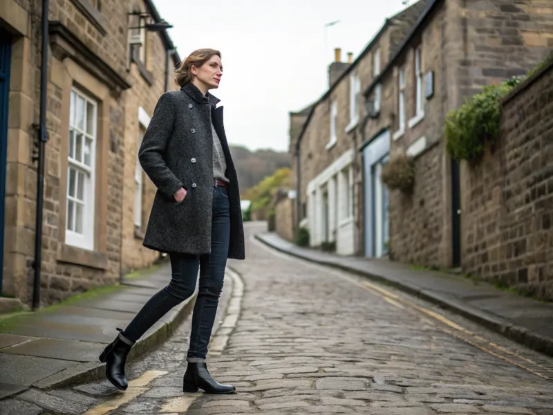 Straight-Leg Jeans + Chelsea Boots