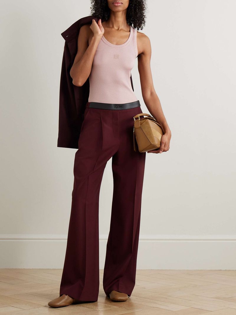 Straight-Leg Trousers