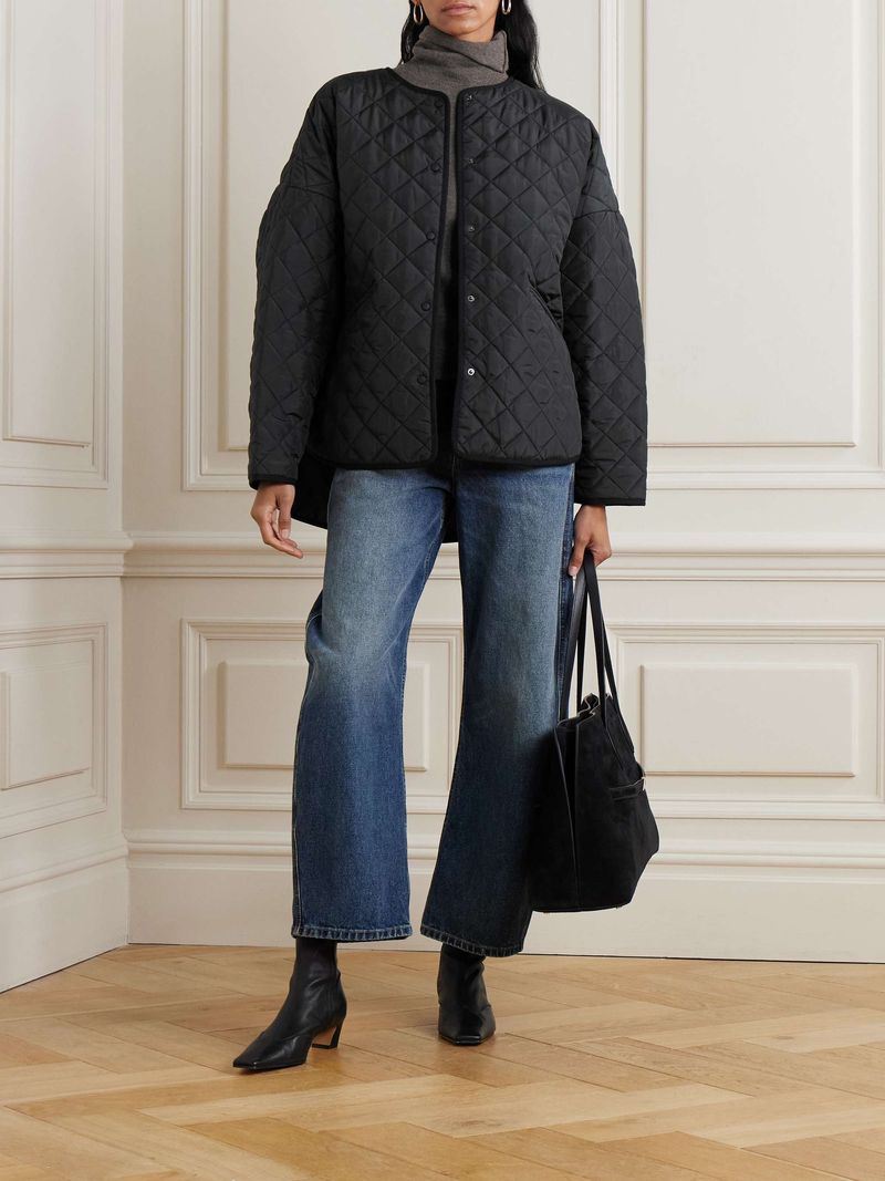 TOTEME Quilted Recycled-Shell Jacket (Net Sustain)