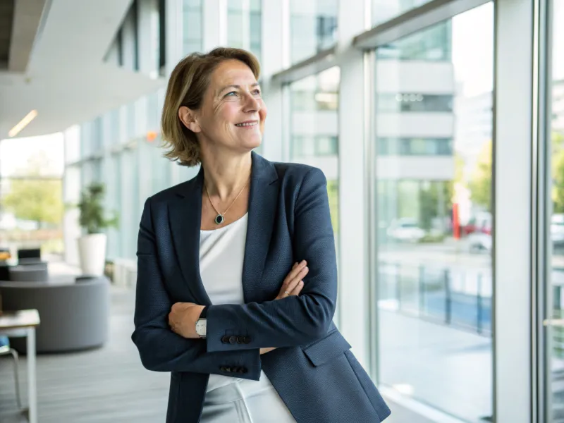 Tailored Blazer with a Simple Top