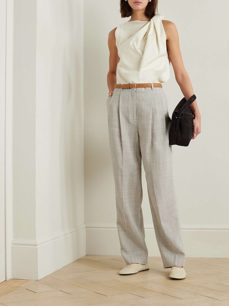 Tailored Straight-Leg Trousers
