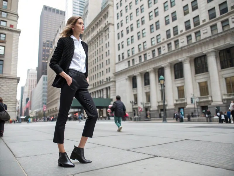 Tailored Trousers + Sleek Ankle Boots
