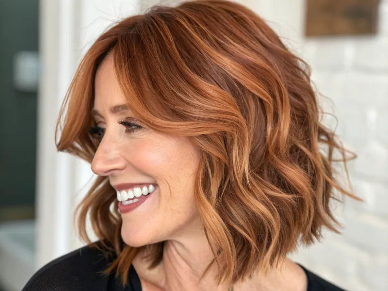 Textured Lob with Subtle Waves