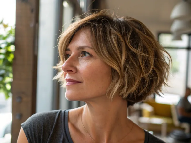 The Choppy Layered Bob