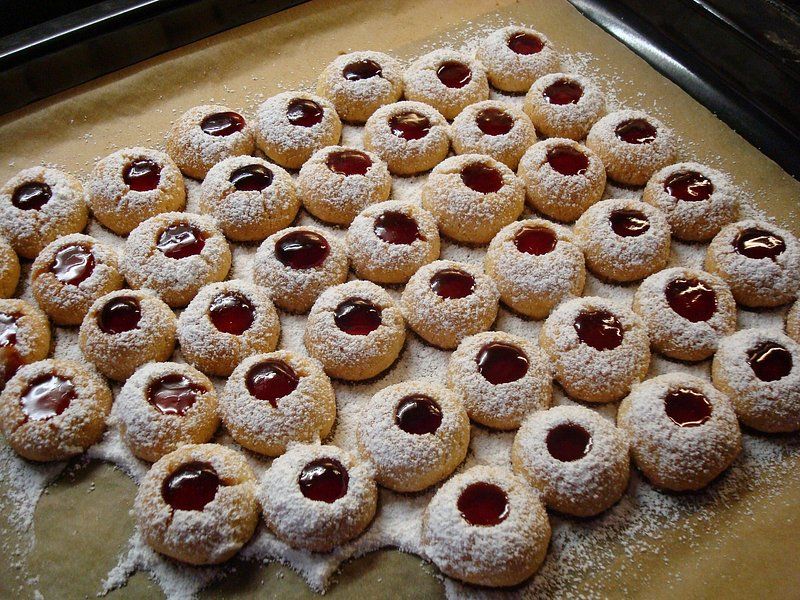 Thumbprint Jam Cookies