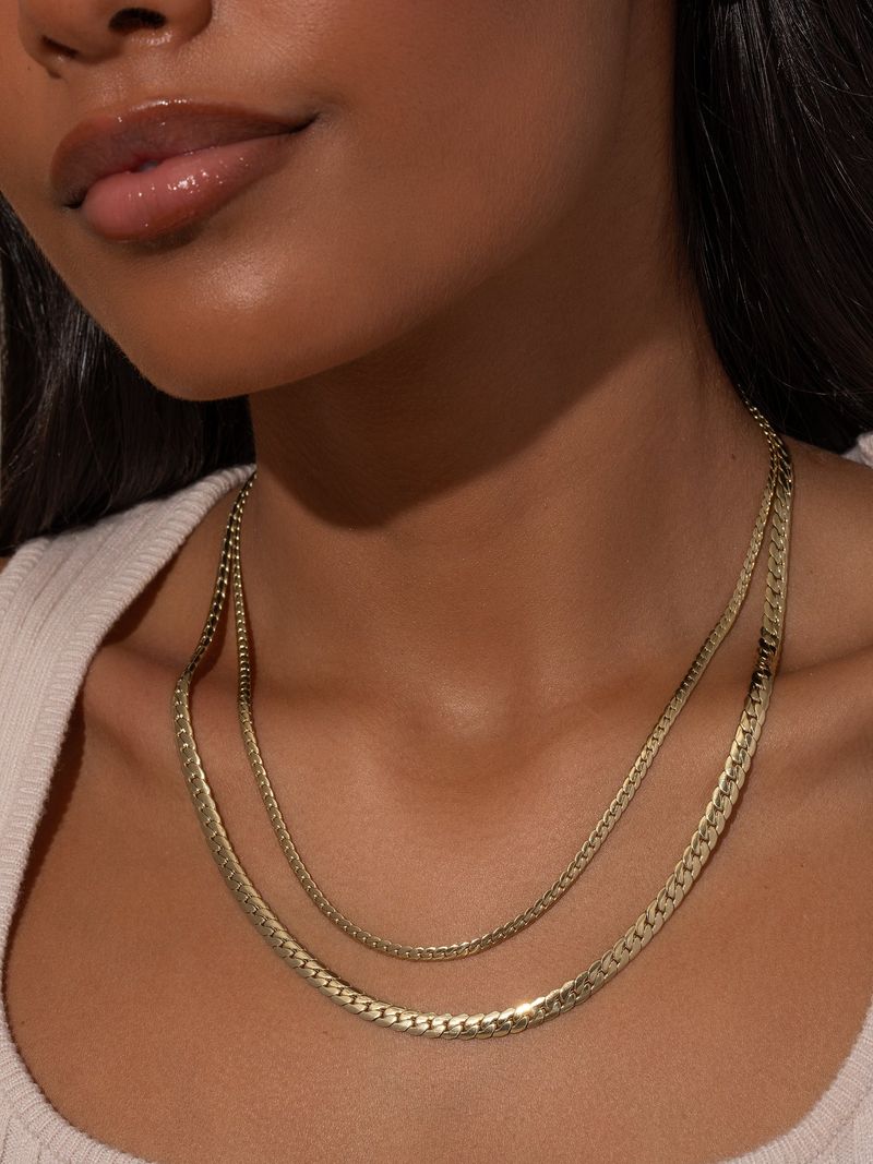 Uncommon James Layered Statement Chain Necklace