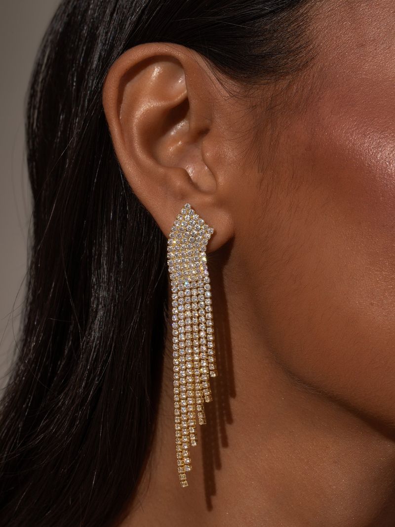 Uncommon James Up Late Pavé Statement Earrings