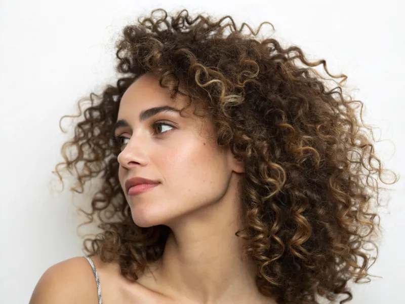 Unshaped Natural Curls or Waves