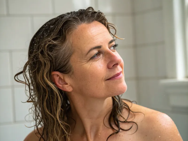 Using the Wrong Shampoo for Mature Hair