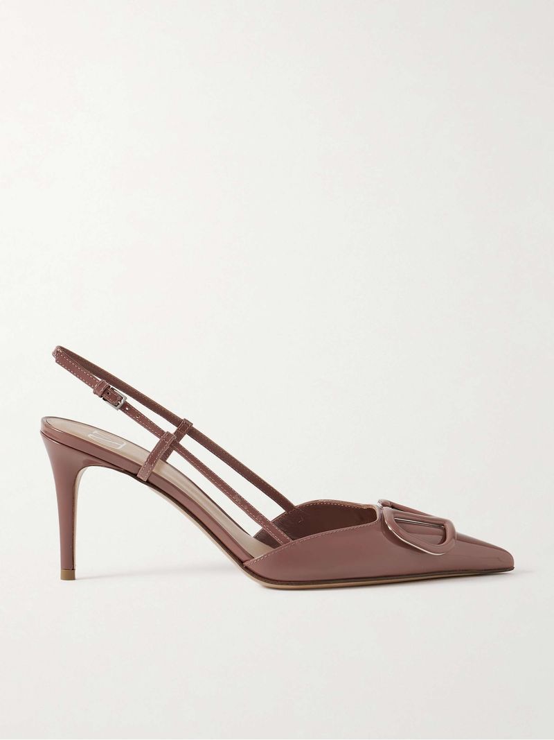 Valentino Garavani VLogo 65 Slingback Pumps