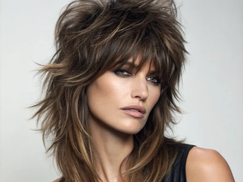 Wolf Cut with Shaggy Crown