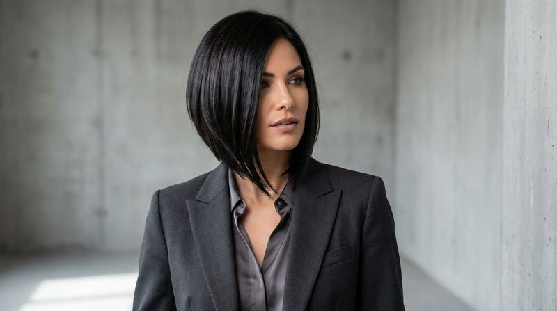 A-Line Bob with Angled Layers