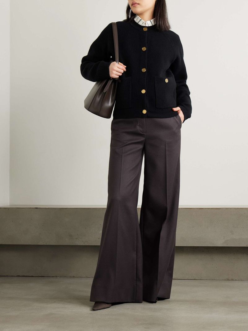 A Refined Knit Blazer or Cardigan-Jacket