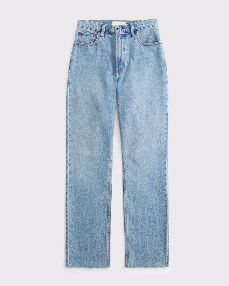 Abercrombie Curve Love Ultra High Rise 90s Straight Jean