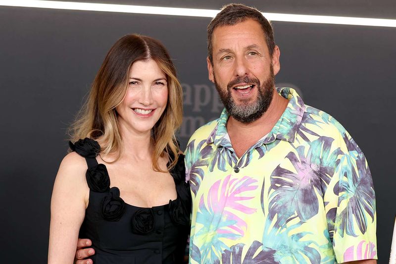 Adam Sandler and Jackie Titone