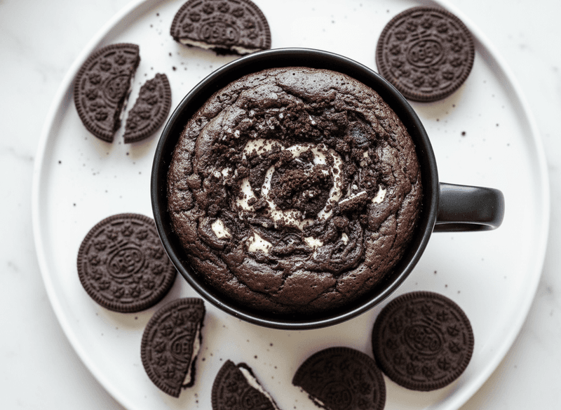 Oreo Cookie Mug Cake