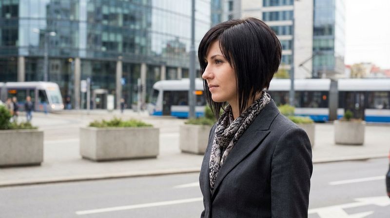 Asymmetrical Bob with Longer Front