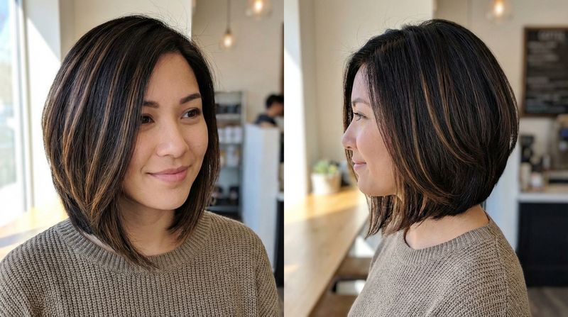 Asymmetrical Bob with Soft Edges
