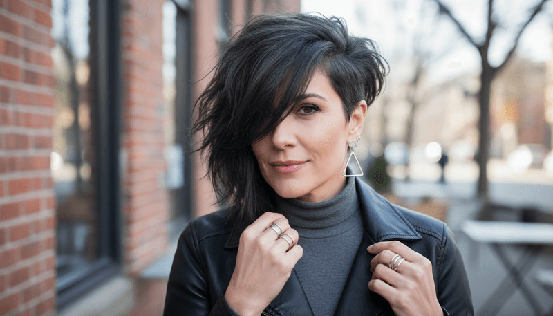 Asymmetrical Cut for a Bold Statement