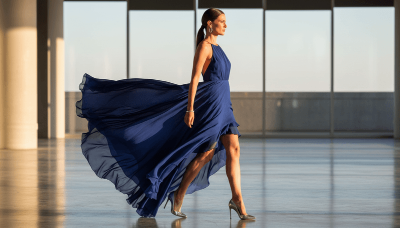 Asymmetrical Hem Dress