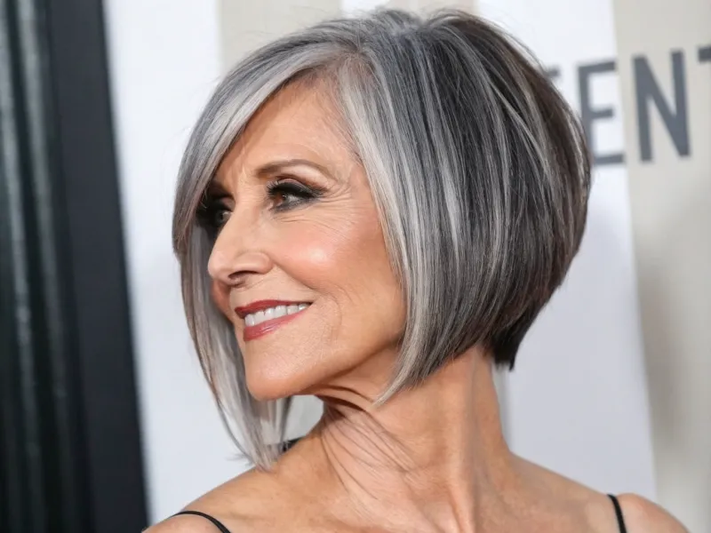 Asymmetrical Lob with Side Part