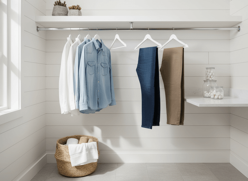 Attach Wall-Mounted Hanging Rods