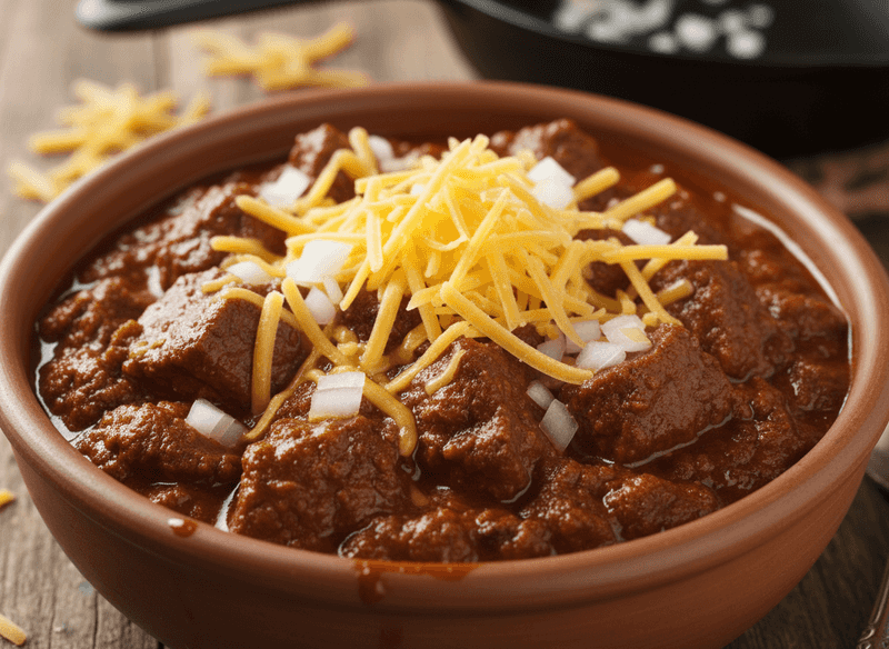 Authentic Texas Chili (No Beans)