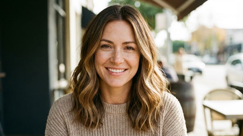 Balayage Highlights on Medium Layers