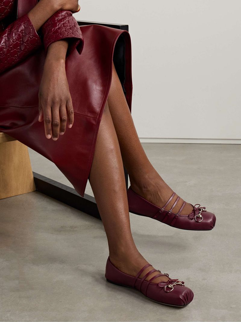 Ballet & Classic Flats (Burgundy Flats)