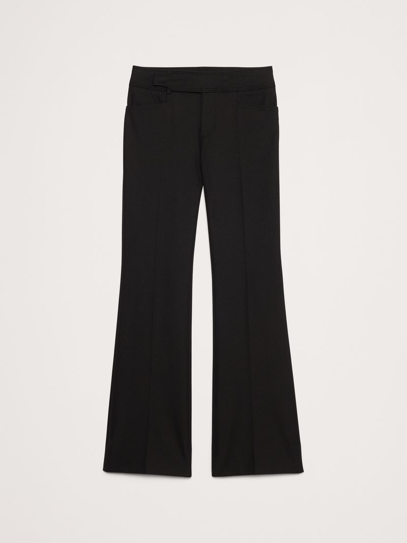 Banana Republic Mid-Rise Slim Bootcut Pant (Black)
