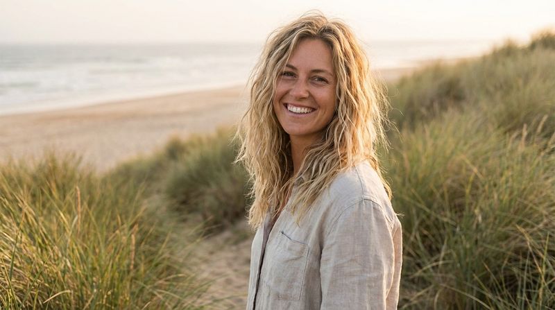 Beachy Waves at Shoulder Length