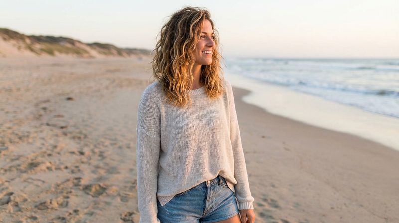Beachy Waves with Highlights