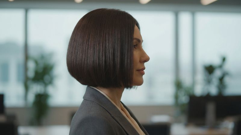 Blunt Bob With Internal Layers