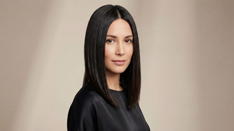 Blunt Cut with Center Part