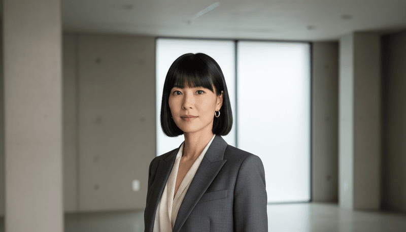 Blunt Cut with Middle Part