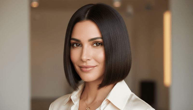 Blunt Cut with Subtle Layers