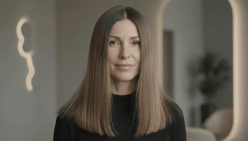 Blunt One-Length Cut (Especially Long)